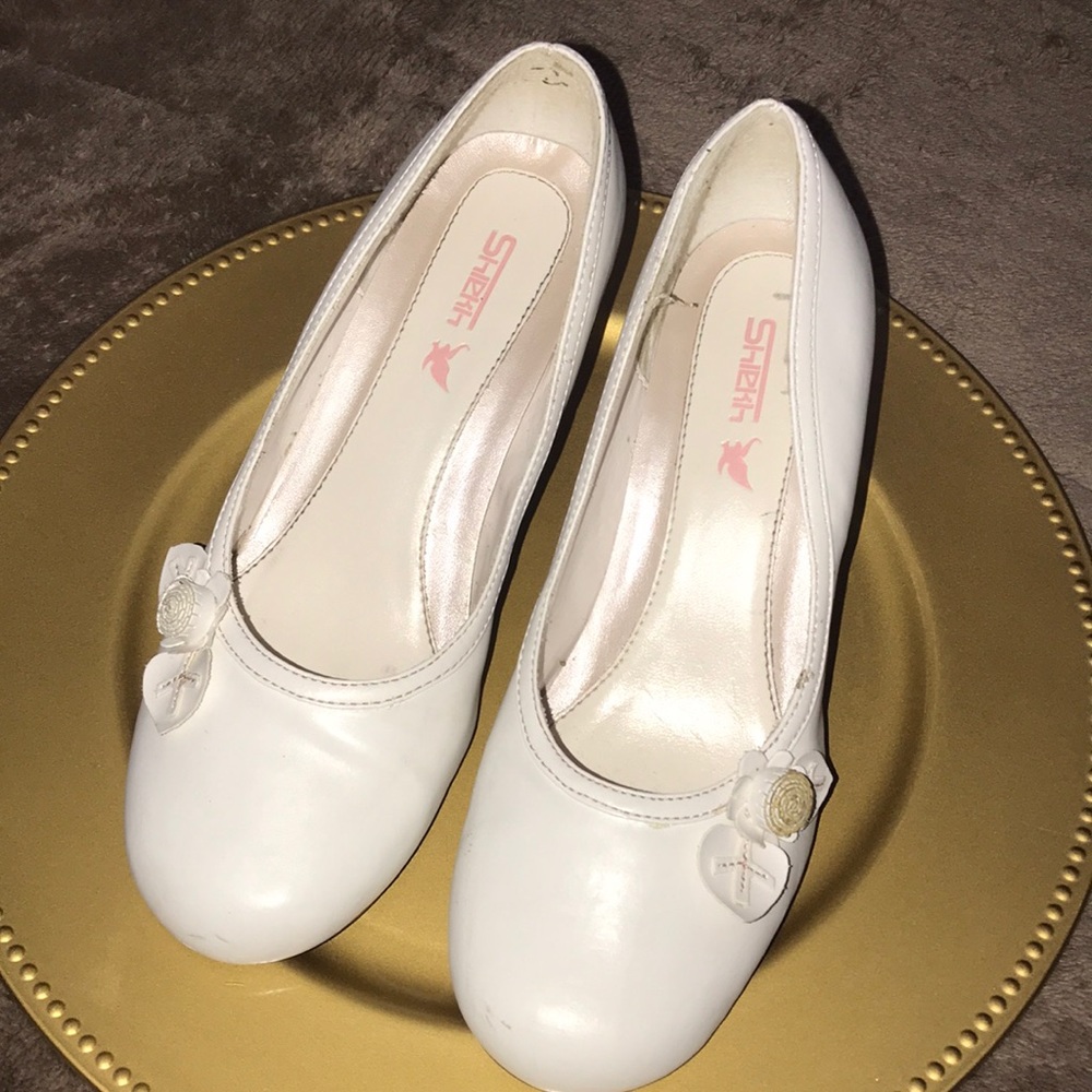 White MaryJanes